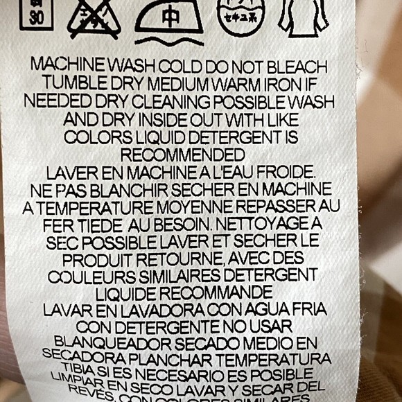 Levi's Mens Shirt Size Medium Snap Front Gingam Checks Short Sleeve Cotton - Picture 6 of 6